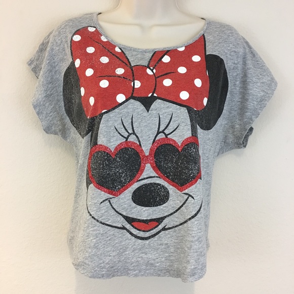 Disney Tops - 🪴3x$20 SALE Gray Disney Minnie Mouse T-Shirt